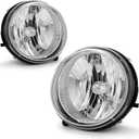 Headlight assembly for 2005 2006 2007 Jeep Liberty Replacement Headlight Compatible with 05-07 Halogen Headlight Passenger and Driver Side
