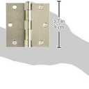 Deltana S35U15-R Steel 3 1/2-Inch x 3 1/2-Inch Square Hinge for Indoor Applications