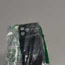 Magnetic Leather Case for iPhone 17 Pro with Magnetic Kickstand, [Compatible with Wireless Charging] Slim PU Leather & Electroplated Frame Drop-Proof Phone Cover for iPhone 17 Pro(Black)