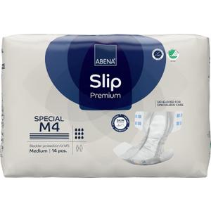 Abena Classic Design Adult Diapers, Slip Special Premium Incontinence Briefs, Heavy Absorbency, Level 4, Medium, 56 Count
