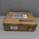 NUMENN 6 Tier Bookshelf, Tall Bookcase Shelf Storage Organizer, Modern Book Shelf for Bedroom, Living Room and Home Office, Black