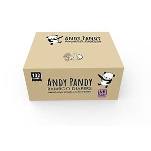 Andy Pandy Disposable Diapers Newborn, White, 8-16 lbs, 108 Count