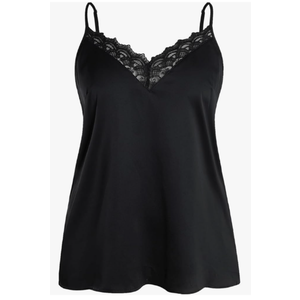 Spaghetti Strap Cami Tank Top Sleeveless Tunic Blouse Size XL