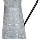 Deco 79 Metal Galvanized Watering Jug, 10 by 16-Inch,Gray