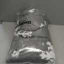 Bedsure Fluffy Christmas Duvet Cover Set - Ultra Soft Plush Shaggy Comforter Cover King Size, Warm Flannel Fleece Bed Sets for Winter, 3 Pieces, Reindeer Pattern, Grey