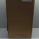 Safco Open Top Trash Can, 14 Gallon Stainless Steel, Modern Garbage Can for Indoor Use, Black