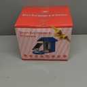 Bird Feeder with Camera Solar Powered,2.5K HD Video Bird House Live View, Smart AI Bird Species Identification for Outside Garden, Birds Bath, Ideal Gift for Birds Lover, Hummingbird (Blue)