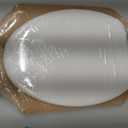 MAYFAIR 1844CP 000 Toilet Seat with Chrome Hinges will Never Come Loose, ELONGATE , White