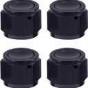 AN6 Flare Cap Tube Fitting Hex Head Port Fitting Adapter Aluminum 4PCS