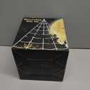 2 x 200" Halloween Spider Web + 59" Giant Spider Decorations, Triangular Huge Spiders Web and Hairy Scary Fake Spider, for Indoor Outdoor Porch Yard, Scary Haunted House Party, and Halloween Dcor