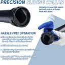 Inner Tie Rod Removal Tool Master Inner Tie Rod Tool Set with 12 Crowfoot Adapters 1/2 Inch Drive Tube for Tie Rod Removal and Installation