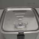 SEIRMEP Stainless Steel Cat Water Fountain, 101oz/3L Automatic Pet Water Fountain, Dog Water Fountain with Replacement Filters for Cats, Small Dogs (2 Filters and 2 Sponges)