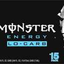 Monster Energy, Lo-Carb Monster, Low Carb Energy Drink, 16 Ounce (Pack of 15)