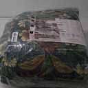 8x10 Washable Area Rug for Living Room, Large Vintage Dark Green Floral Rugs, Soft Non-Slip Stain Resistant Boho Lightweight Carpet for Bedroom Dining Room Nursery Home Office