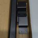 Outdoor Gate Latches for Wooden Gates, Slide Gate Latch Lock with Padlock Hole, Double Heavy Duty Gate Latch Lock Compatible with Garden Wooden Fence, Shed, Barn Door (Black)