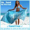 Oversized Turkish Beach Towel Blanket XXL Cotton Sandproof Towels Boho Woven Extra Large Big Sand Free Giant Throw Blankets Huge Quilt XL Picnic Camping Necessities Cloud for Adult Gifts