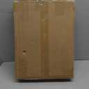 Black Corner Bread Box for Kitchen Countertop, Large Bread Container Storage Bamboo Wooden Farmhouse Bread Box with Window Bread Holder