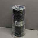 iDesign Freestanding Toilet Paper Canister with Lid for 3 Extra Rolls, Black, Made in USA (Pack of 1)