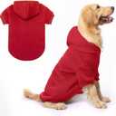 BINGPET Dog Hoodie, Fleece Lined Fall Cold Winter Soft Warm Puppy Sweatshirt with Leash Hole, Dog Sweaters Outfit,Pullover Hoodie for Small Medium Large Dogs Cats