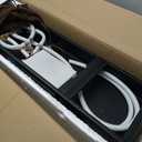 ROVOGO Shower Panel Tower System with Rainfall Mist Shower Head, Body Jets, Handheld and Tub Spout, Led Lights and Temp Display No Battery Needed, Unibody Shower Column 304 Stainless Steel Black (Black-6 Modes)