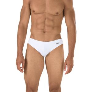 Speedo Men's Swimsuit Brief PowerFlex Eco Solar (34, White)
