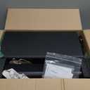 Saiyin Sound Bars for TV with Subwoofer, 2.1 Deep Bass Small Soundbar Monitor Speaker Home Theater Surround System PC Gaming Bluetooth/AUX/Optical Connection, Wall Mountable 17-inch