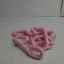 4 Pack 6.5 Feet Pink Velvet Rope Barrier, Velvet Stanchion Rope with Gold Hooks Velvet Hanging Rope for Movie Theaters, Parties, Hotels, Restaurants