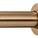 Ivilon Tension Curtain Rod - Spring Tension Rod for Windows or Shower, 36 to 54 Inch. Warm Gold