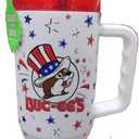 Buc-ee's 2025 4th of July Tumbler 40oz 32oz Mug Cup Insulated Holiday Hot Cold (4th of July, 40oz)