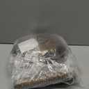 Small Side Table Living Room, Round Corner Table for Small Spaces Set of 2, Coffee Table with Solid Wood Pedestal Accent for Living Room, Corners, Bedroom, Bean Bag, Sofa Couch (Brown)