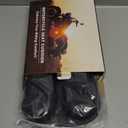 Foldable Passenger Motorcycle Gel Rear Seat Cushion, 3D-Honeycomb Structure Shock Absorption & Breathable Motorcycle Gel Seat Rear Pad for Long Rides (S)