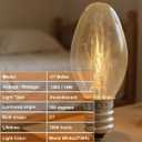 Upgrade 15 Pack Salt Lamp Bulbs,15 Watt C7 Replacement Bulbs for Scentsy Wax Melt Warmer, Plug-in Diffusers,Candle Warmers,Night Light,Dimmable Warm White E12 Base Small Bulbs