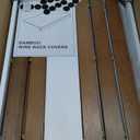 Wire Shelf Covers, Bamboo Wire Rack Covers for Pantry, Closet (4pcs, 26" W x 12" D)