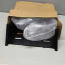 15.5''x10''x 10.5'' Coffee Condiment Packet Organizer with 4 Removable Compartments Steel Coffee Caddy Station Creamer Sugar Tea Holder for Bar Countertop Office Kitchen Accessories(Black)