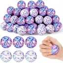 Junkin 24 Pcs Kpop Party Favors Kpop Mini Stress Balls Decorations K-pop Purple Lightning Foam Sports Balls Decor K-pop Goodie Bag Stuffers Bulk for Popular Singer Birthday Party Favors Supplies