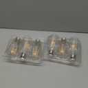 Vintage LED Edison Bulbs 6W, Equivalent 60W Incandescent, Warm White 2700K, ST58 Antique LED Filament Bulbs with 90+ CRI, E26 Medium Base,Dimmable, Clear Glass, Pack of 6