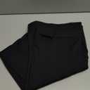 Dress Work Pants Women Business Casual Slack Trousers Stretchy Pull On Office Flare Pants with Pockets (X-Large, Black)