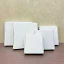 8x8x2 Inches Shipping Boxes Set of 25,White Corrugated Mailing Cardboard Box Literature Mailer for Packing Small Business Moving Storage, E-Commerce Packaging Mailing Boxes Gift Boxes for Presents