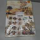 4 x Fancy Land African American Nativity Christmas Cards Foil Embossed Black Religious Holiday Greeting Cards Bulk with Envelopes for Christian Holy Family Supplies 24Pcs