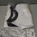 Soffe Women's Funny Novelty Christmas Sloga Raglan-My Dog is on The Naughty List (White, M)