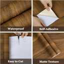 COSNIGHT Wood Grain Contact Paper, Vintage Peel and Stick Wallpaper 15.7''x118'', Removable Natural Matte Wall Paper for Countertops, Cabinets and Drawers