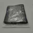 Outus 8 Pcs Clear Zipper Pouches Pencil Pouches PVC Makeup Pouch Envelopes Folder Storage Multi Purpose Pouch Document File Organization Bags, Office Supplies (Black Edging,15.3 x 10.8 Inch)