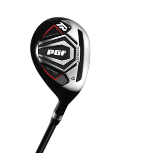 PGF Tour Precision Gold Golf Club– Includes Titanium Driver, Fairway Wood, Hybrid, Irons (5, 7, 9), Wedges (PW, 56°), and Mallet Putter with Headcover, RH, Regular