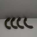 ACDelco Gold 17960BF1 Bonded Rear Drum Brake Shoe Set