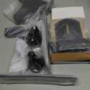 FDM Universal Speaker Wall Mount One Pair of Side Clamping Bookshelf Speaker Mount Bracket with Swivel and Tilt for Sound Speakers 