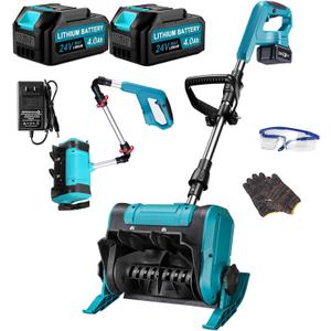 Cordless Snow Shovel Electric Snow Blower 20ft Throw Distance, Adjustable Snow Removal Direction, Electric Snow Shovel for Driveway,Steps, Patio, Sidewalk Snow Removal.