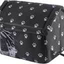 Stray Cats Shelter Cat Bed, Outdoor Waterproof Windproof Foldable Warm Pet Cave, Oxford Stray Cats Shelter Pet Supplies Wild Cat/Dog Winter Warm Cat House - House(M)