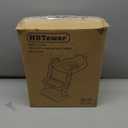 HBTower Potty Training Seat with Step Stool Ladder for Toddlers, Adjustable Kids Toilet Seat with Splash Guard, Anti-Slip Pads & Safety Handles, Comfortable Potty Chair for Boys & Girls (Grey)