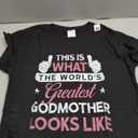 Godmother Design: World's Greatest Godmother T-Shirt,XS