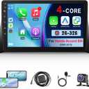 Car Radio Stereo for Honda Accord 8th 2008-2013, 10.1 Inch Android GPS Navigation Head Unit Radio Replacement with CarPlay Android Auto Multimedia Video Player with Backup Camera - 2+32GB